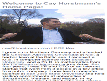 Tablet Screenshot of horstmann.com